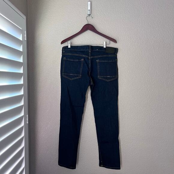 Prana Jeans Straight Fit Men’s Classic Dark Wash Straight Leg 36 x 30 - Picture 4 of 7